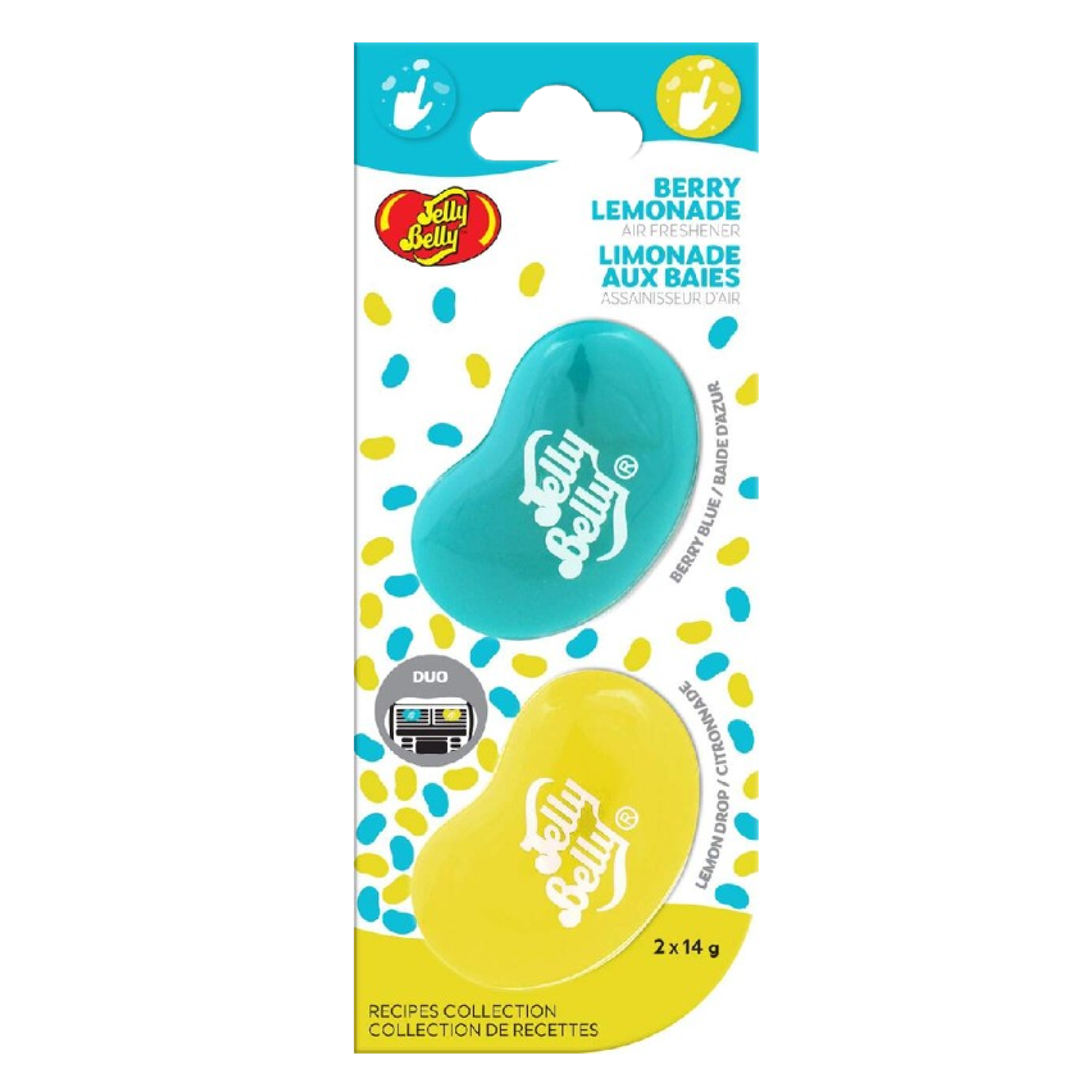 Jelly Belly Duo Recipes Collection Berry Lemonade Duo Air Freshener