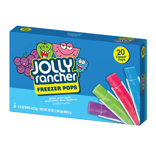 Jolly Rancher Assorted Flavor Freezer Pops 20 Pack