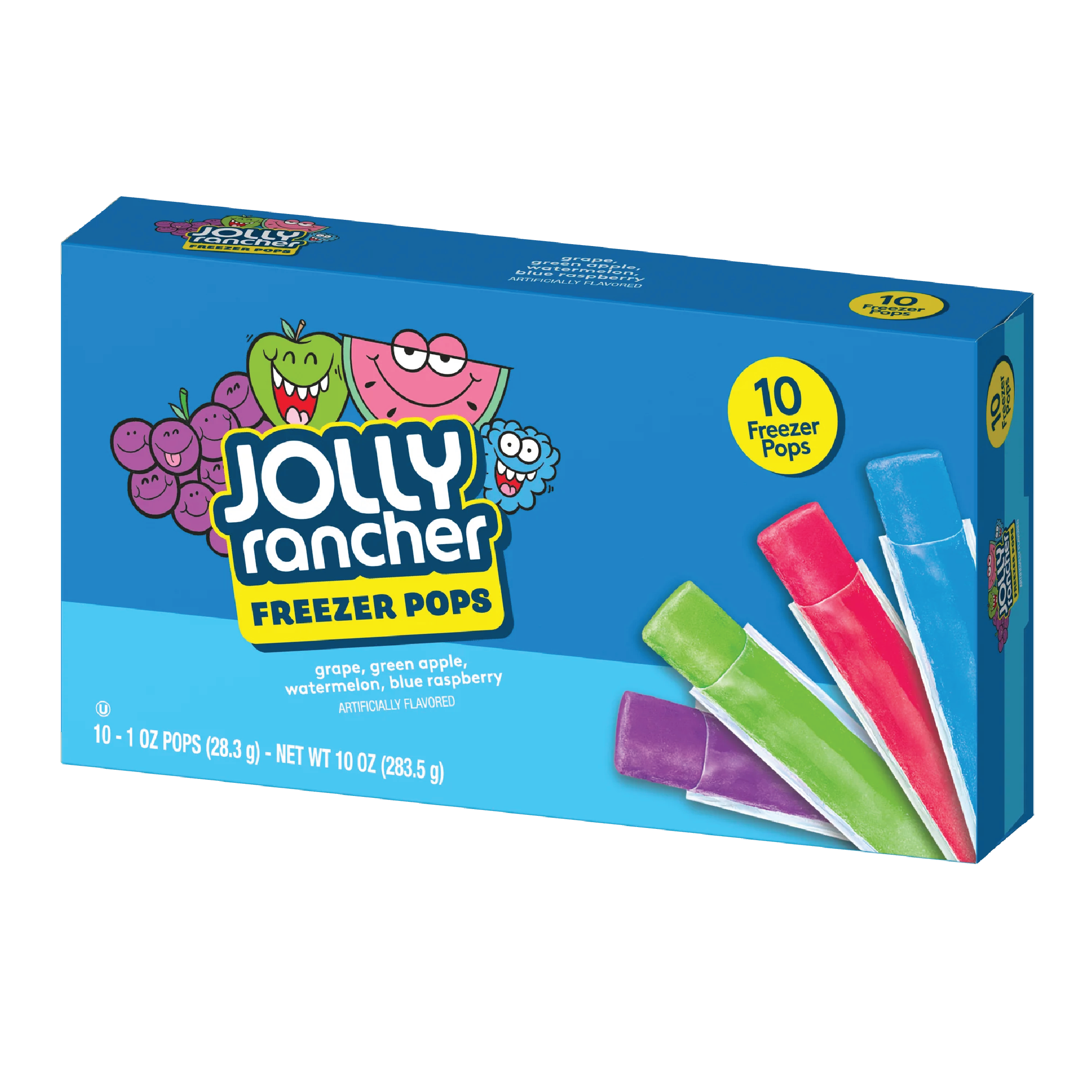 Jolly Rancher Assorted Flavor Freezer Pops 10 Pack