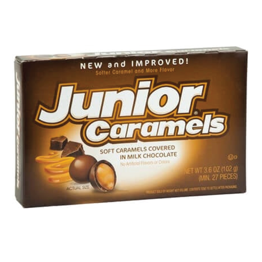 Junior Caramels Soft Caramels Covered In Milk Chocolate 3.6oz