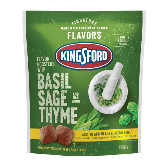 Kingsford Basil Sage Thyme Flavor Boosters Charcoal 2lbs