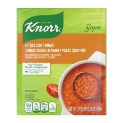 Knorr Sopa Letras Con Tomate Tomato Based Alphabet Soup Mix 3.5oz