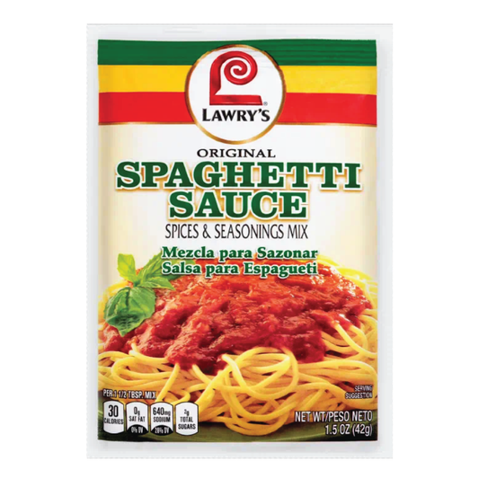 Lawry's Spaghetti Sauce Spices & Seasoning Mix 1.5oz