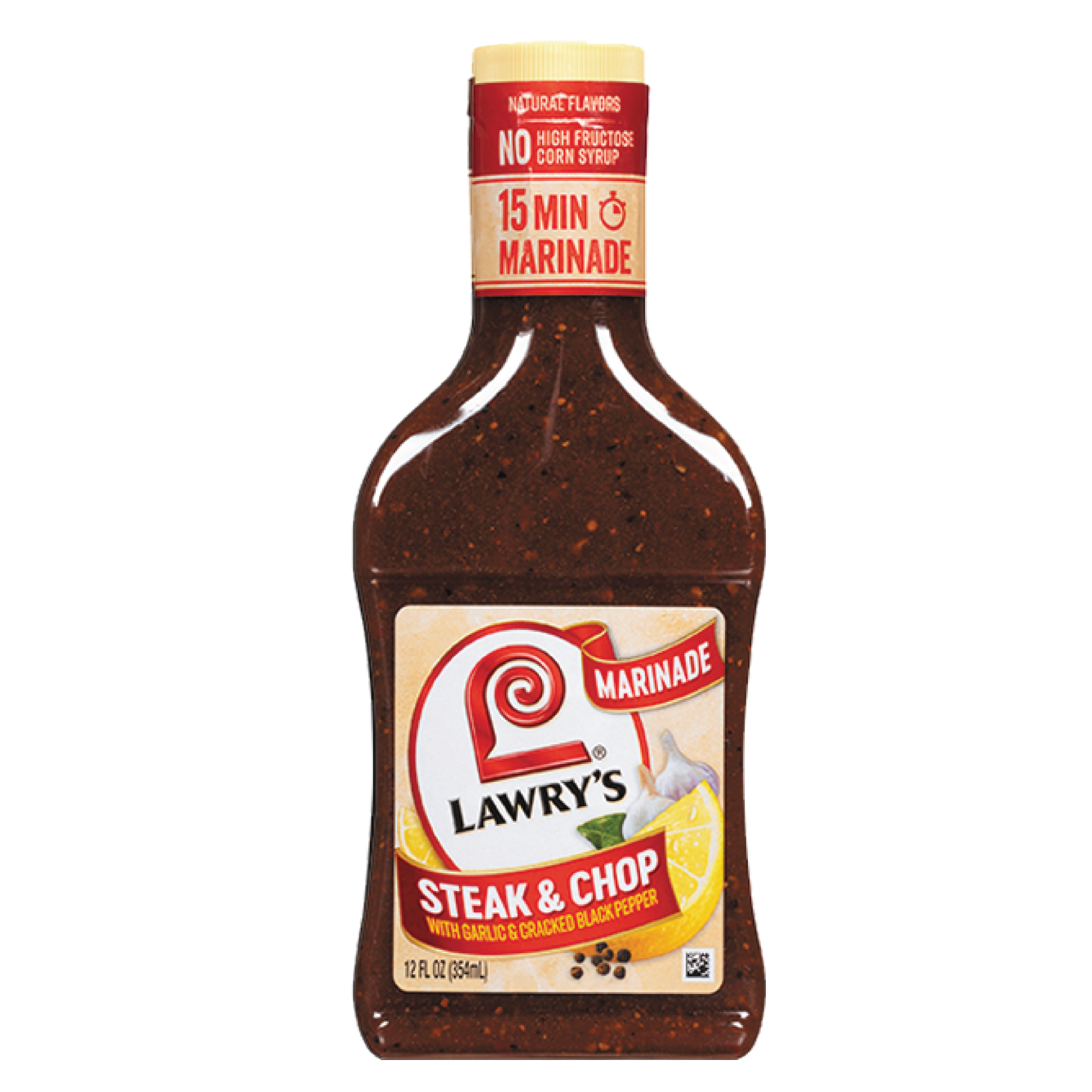 Lawry's Steak & Chop Marinade With Garlic & Cracked Black Pepper 12oz