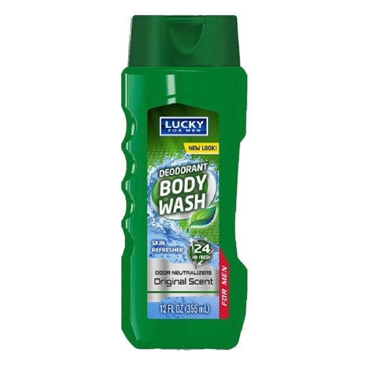 Lucky Original Scent Men's Deodorant Body Wash 18oz
