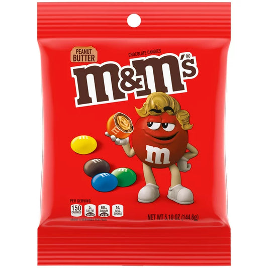 M&M Peanut Butter Peg Bag 5.1oz