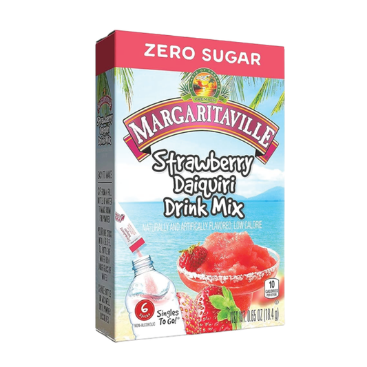 Margaritaville Strawberry Daiquiri Singles To Go Drink Mix | 6 Sticks
