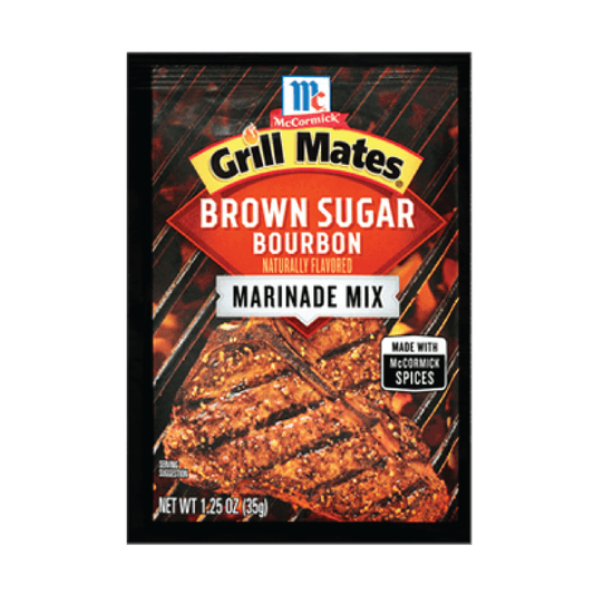 McCormick Grill Mates Brown Sugar Bourbon Marinade Mix 1.25oz