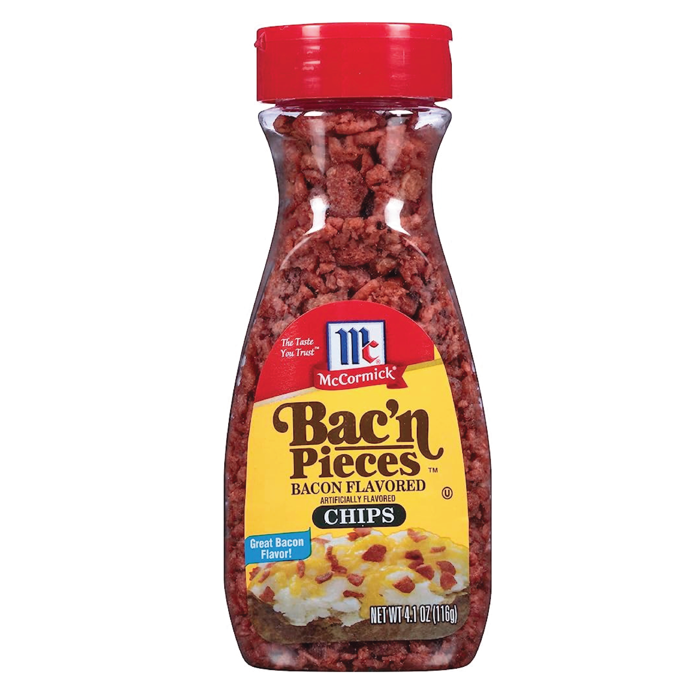 McCormick Bac'n Pieces Original Bacon Flavored Chips Topping 4.1oz