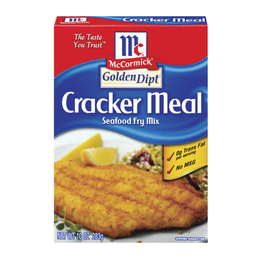 McCormick GoldenDipt Cracker Meal Seafood Fry Mix 10oz