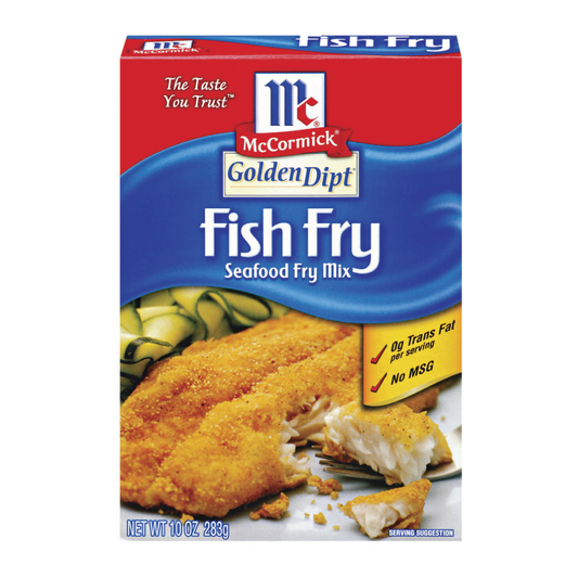 McCormick GoldenDipt Fish Fry Seafood Fry Mix 10oz