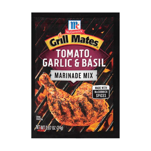 McCormick Grill Mates Tomato, Garlic & Basil Marinade Mix .87oz