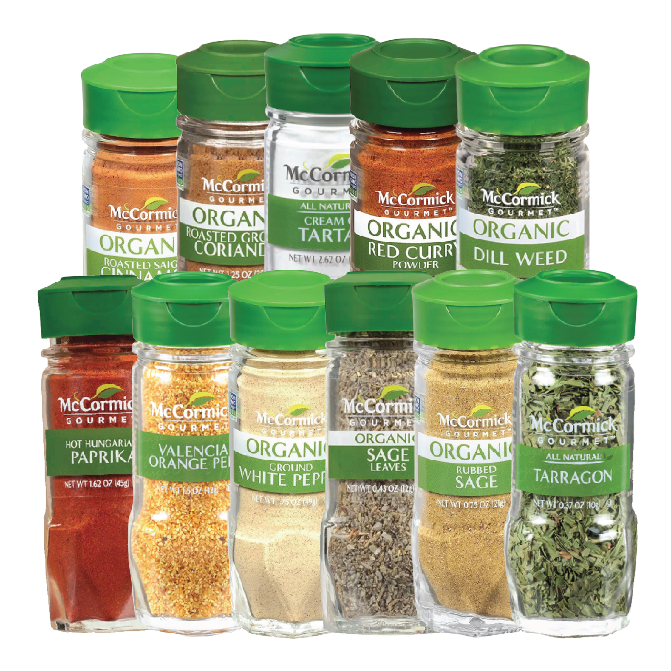 McCormick Variety Gourmet Organic Seasoning Shakers #2