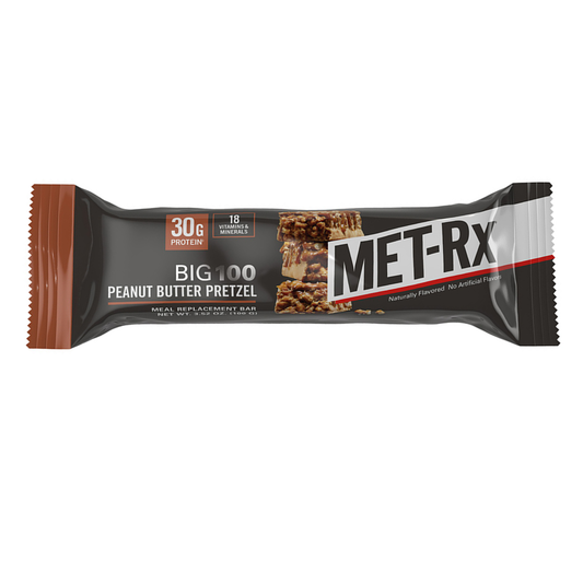 MET-Rx Big 100 Peanut Butter Pretzel Protein Bar 3.52oz