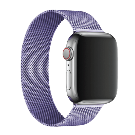 Apple Watch Lavender Milanese Band Straps  Size | 42/44/45/49MM