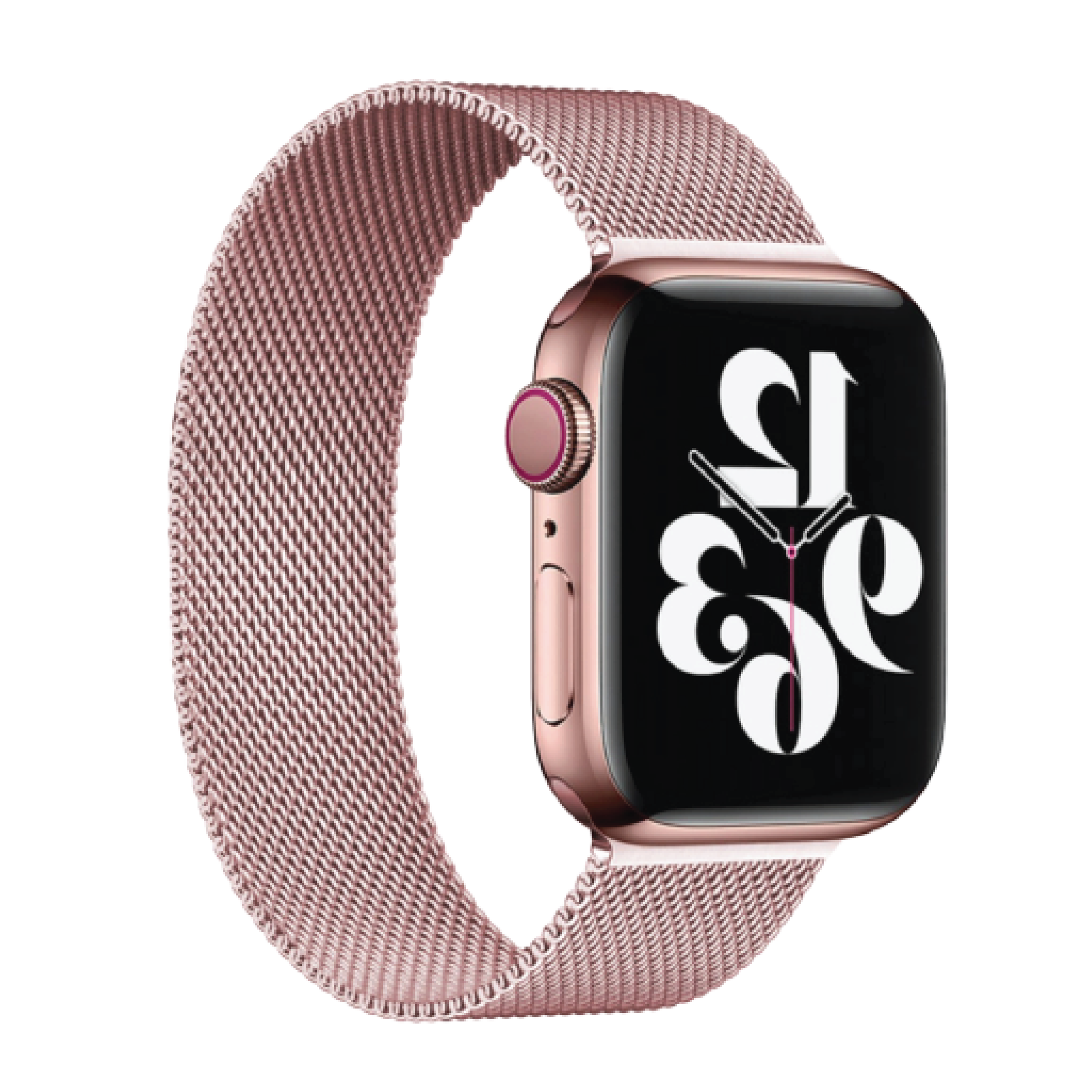Apple Watch Light Pink Milanese Band Straps  Sizes |42/44/45/49MM