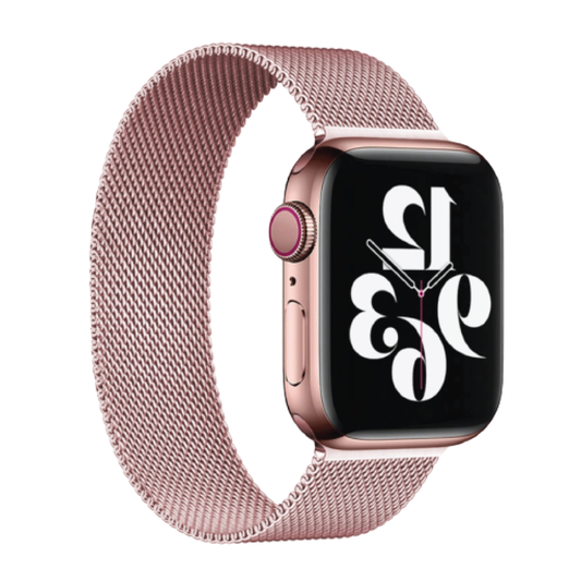 Apple Watch Light Pink Milanese Band Straps  Sizes |42/44/45/49MM