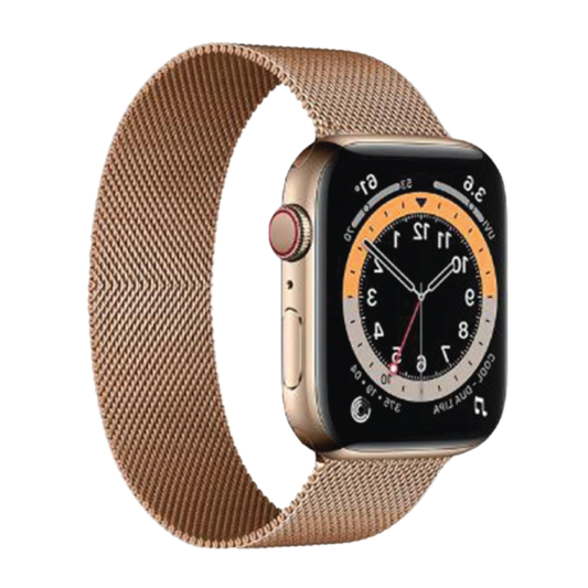 Apple Watch Rose Gold Milanese Band Straps  Size |42/44/45/49MM