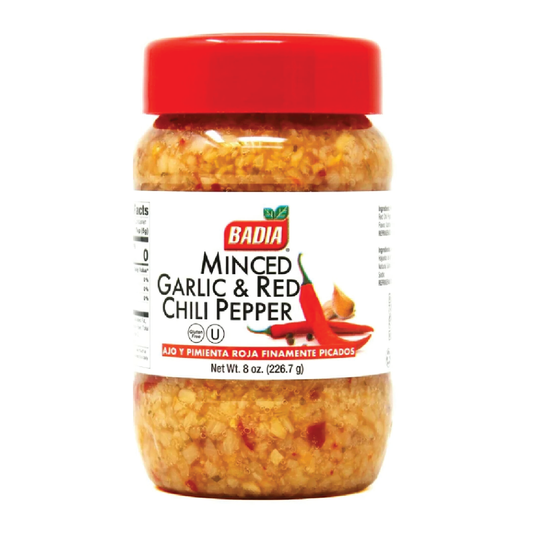 Badia Minced Garlic & Red Chili Pepper 8oz