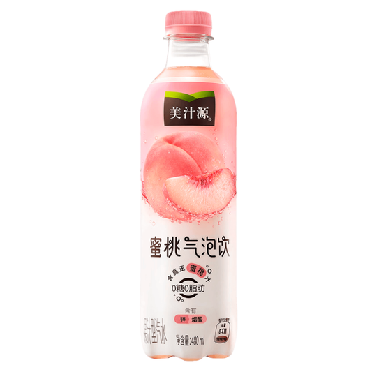 Minute Maid Peach Flavor Sparkling Water 480ml (China)