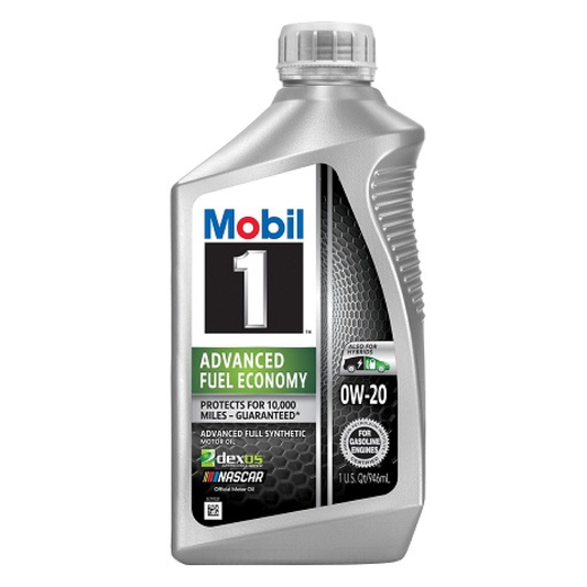 Mobil 1 Full Synthetic AFE 0W-20 Motor Oil 1QT