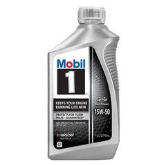 Mobil 1 Full Synthetic 15W-50 Motor Oil 1QT