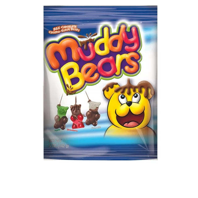 Muddy Bears Gummy Bears Peg Bag 5oz