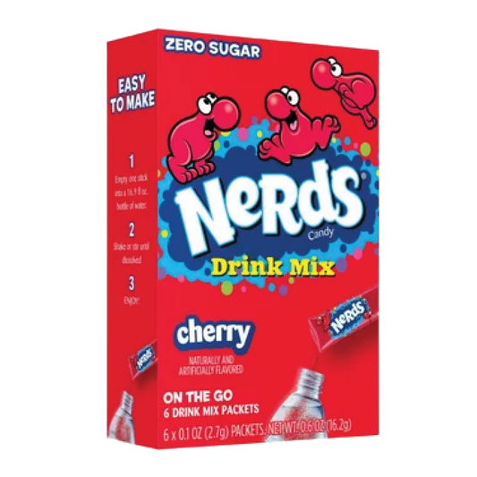 Nerds Singles To Go Cherry Drink Mix 6ct