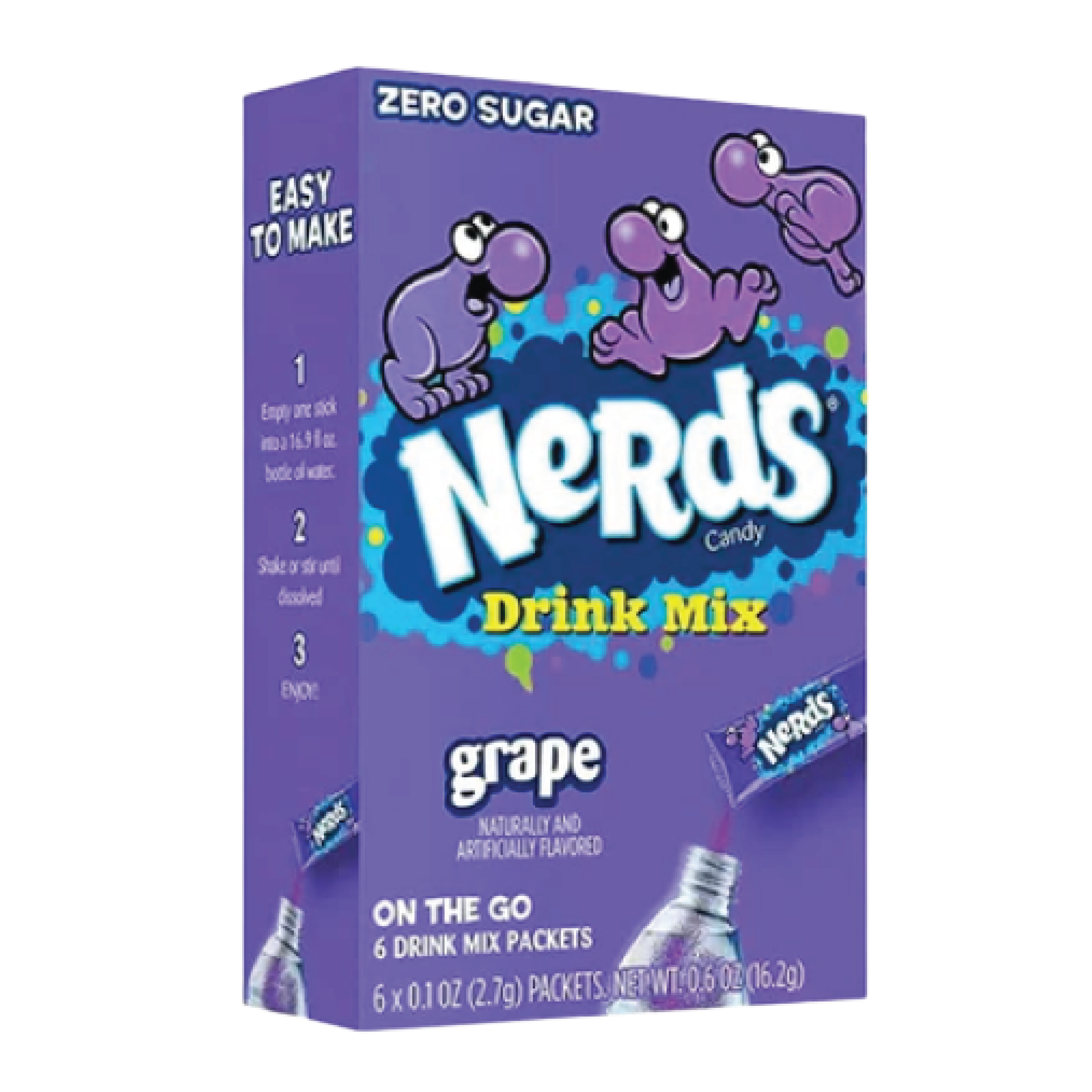 Nerds Grape Singles To Go Drink Mix | 6 Sticks