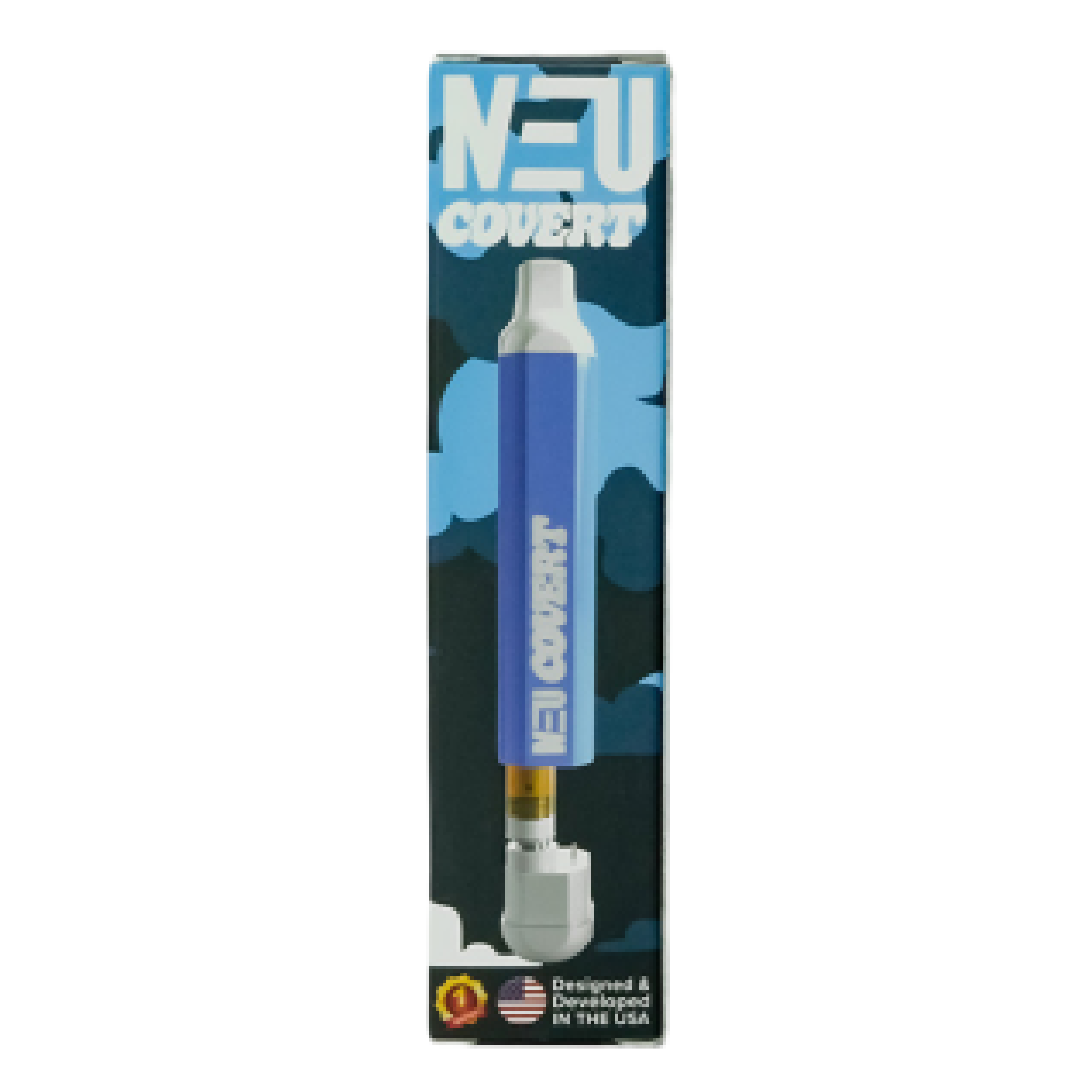 NEU Covert Blue Discreet 510 Thread Cart Battery 320mAH