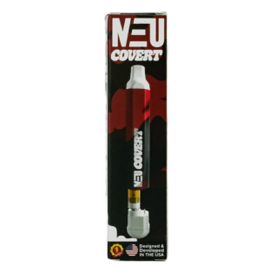 NEU Covert Red & Black Discreet 510 Thread Cart Battery 320mAH