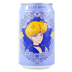 Ocean Bomb Sailor Moon Uranus Pineapple Flavor Sparkling Water 330ml (Taiwan)