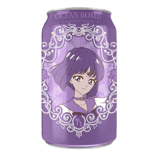 Ocean Bomb Sailor Moon Grapefruit Flavor Sparkling Water 330ml (Taiwan)