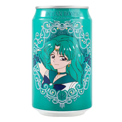 Ocean Bomb Sailor Moon Neptune Kiwi Flavor Sparkling Water 330ml (Taiwan)