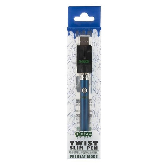OOZE Twist Slim Blue Battery & Charger Kit 320mAH