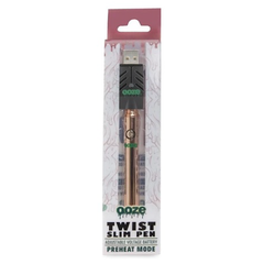 OOZE Twist Slim Rose Gold Battery & Charger Kit 320mAH