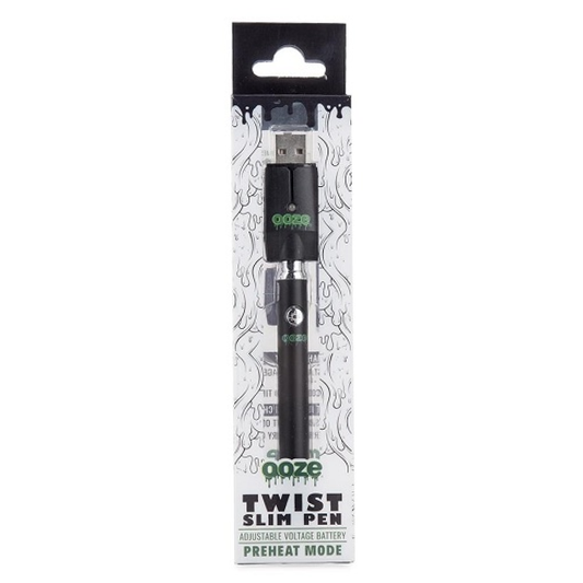 OOZE Twist Slim Black Battery & Charger Kit 320mAH