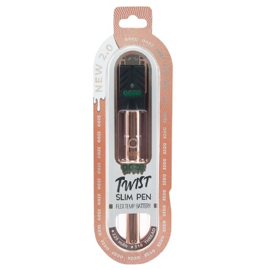 OOZE Twist Slim 2.0 Rose Gold Battery & Charger Kit 320mAH
