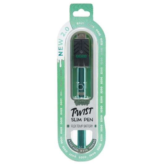 OOZE Twist Slim 2.0 Teal Battery & Charger Kit 320mAH