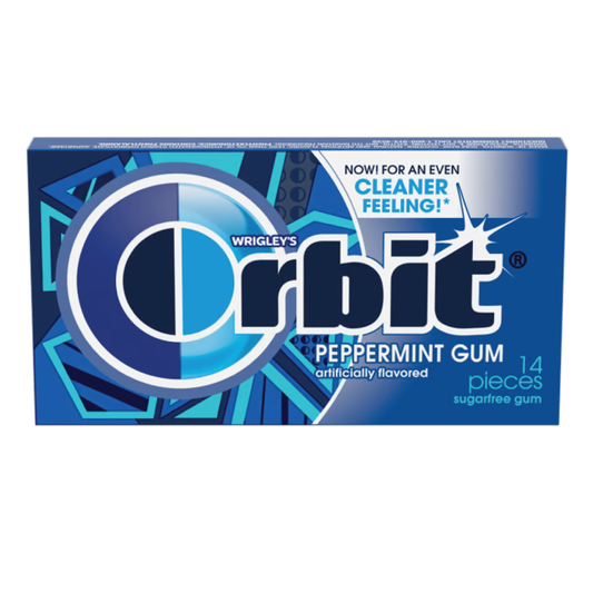 Wrigley's Orbit Peppermint Gum | 14 Pieces