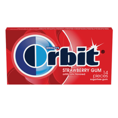 Wrigley's Orbit Strawberry Gum | 14 Pieces