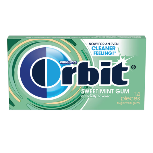 Wrigley's Orbit Sweet Mint Gum | 14 Pieces