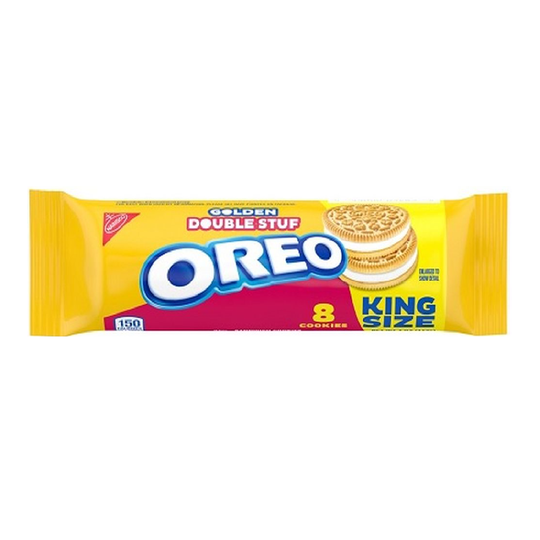 Oreo Golden Double Stuf King Size Sandwich Cookies 4oz