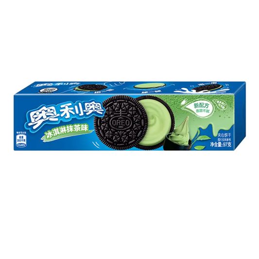 Oreo Matcha Ice Cream Flavor Sandwich Cookies 3.42oz (China)