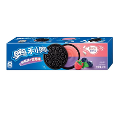 Oreo Raspberry & Blueberry Flavor Sandwich Cookies 3.42oz (China)