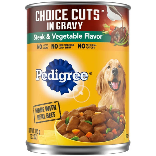 Pedigree Choice Cuts Beef Canned Dog Food 13.2oz