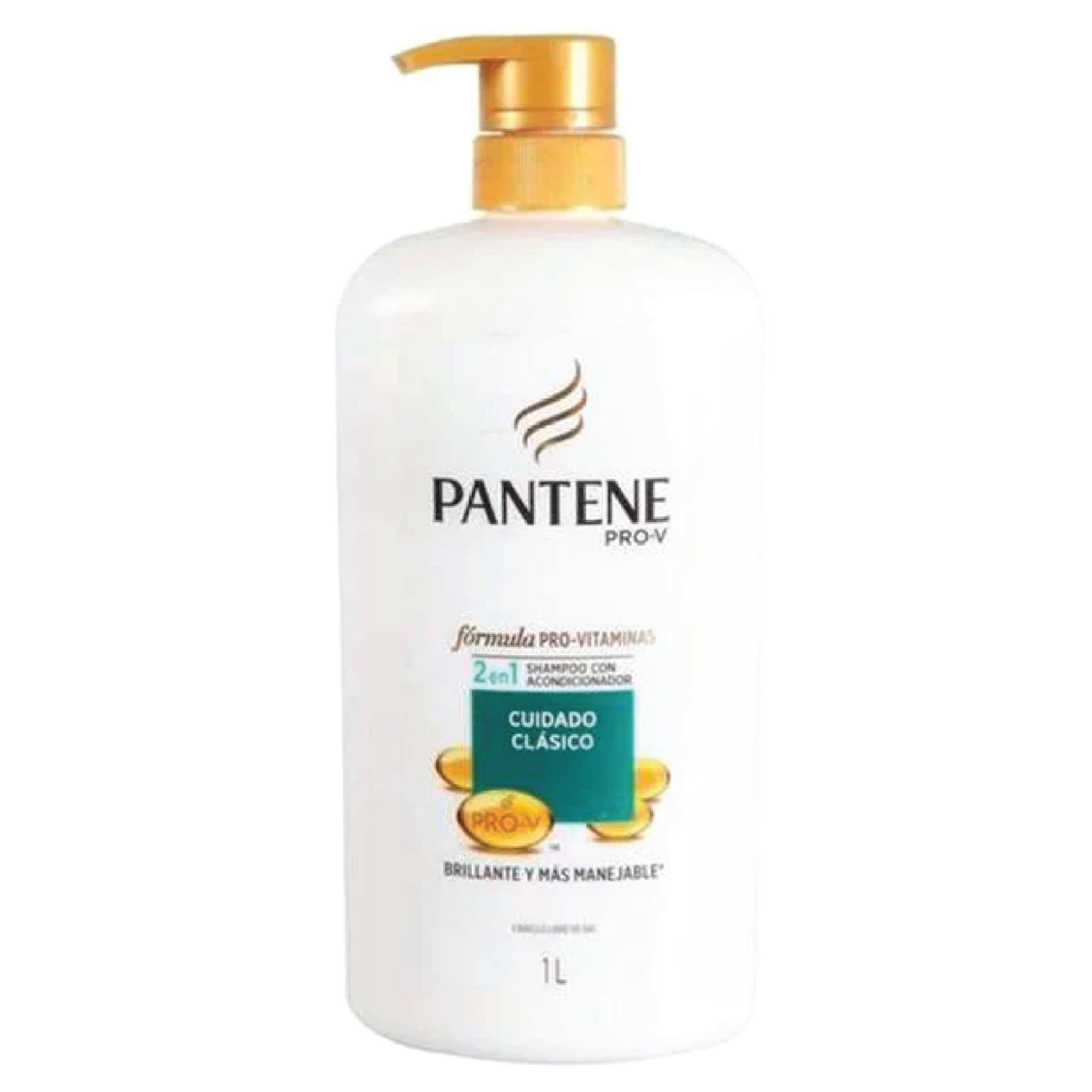 Pantene Pro-V 2in1 Cuidado Clasico Shampoo 1L