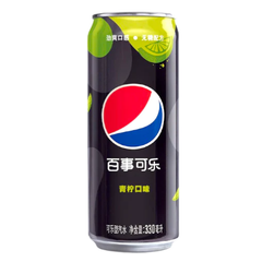 Pepsi Lime Flavor Soda Can 330ml (China)