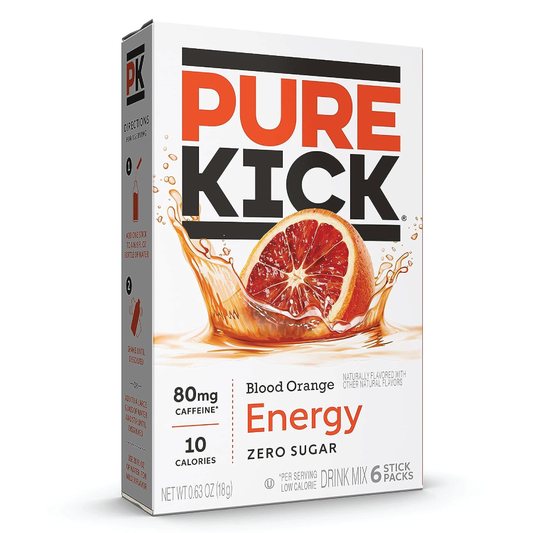 Pure Kick Blood Orange Drink Mixes | 6 Sticks