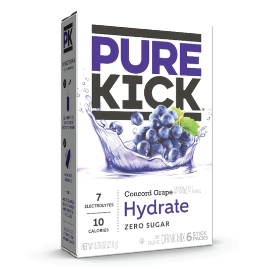 Pure Kick Concord Grape Drink Mixes | 6 Sticks